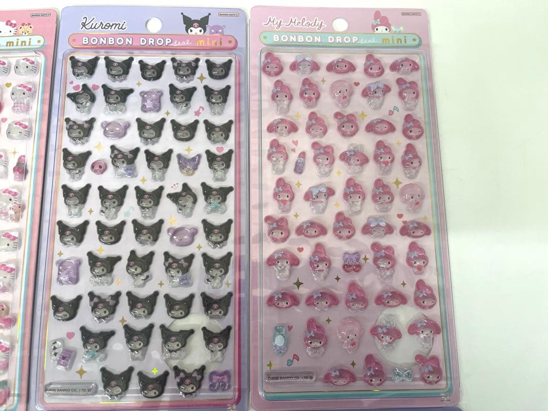 【正規品】サンリオ　ボンボンドロップシールミニ　8種コンプリート