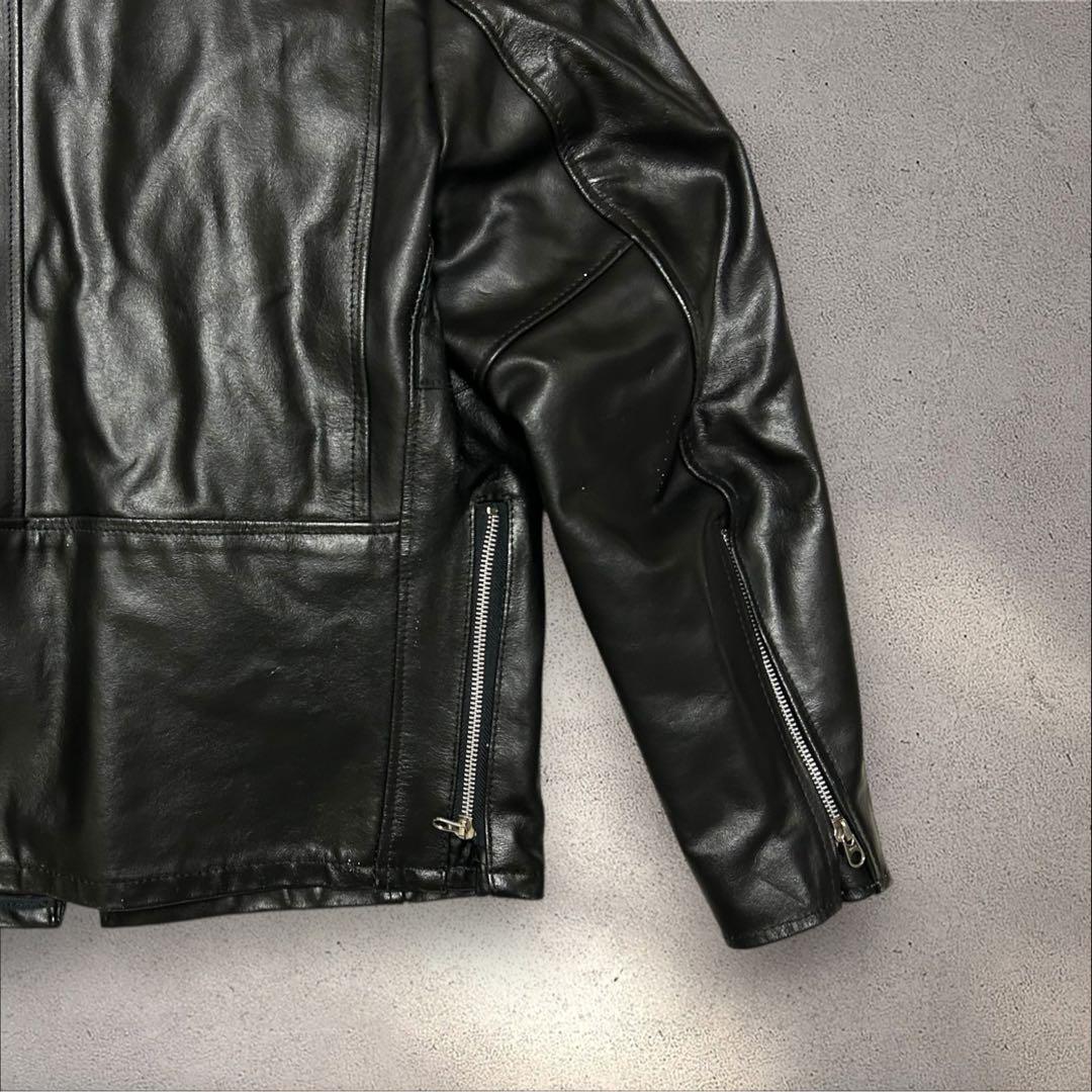 Sears 70s〜80s USA製本革レザージャケットフェイクファーライナー付