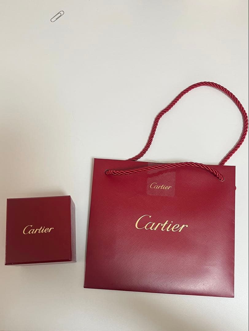 カルティエ ラブリング K18WG ダイヤモンド 1P リングサイズ50