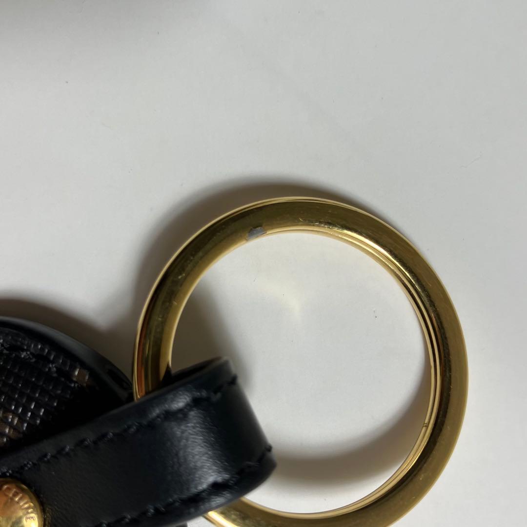 CELINE キーリング キーホルダー レザータグ トリオンフ