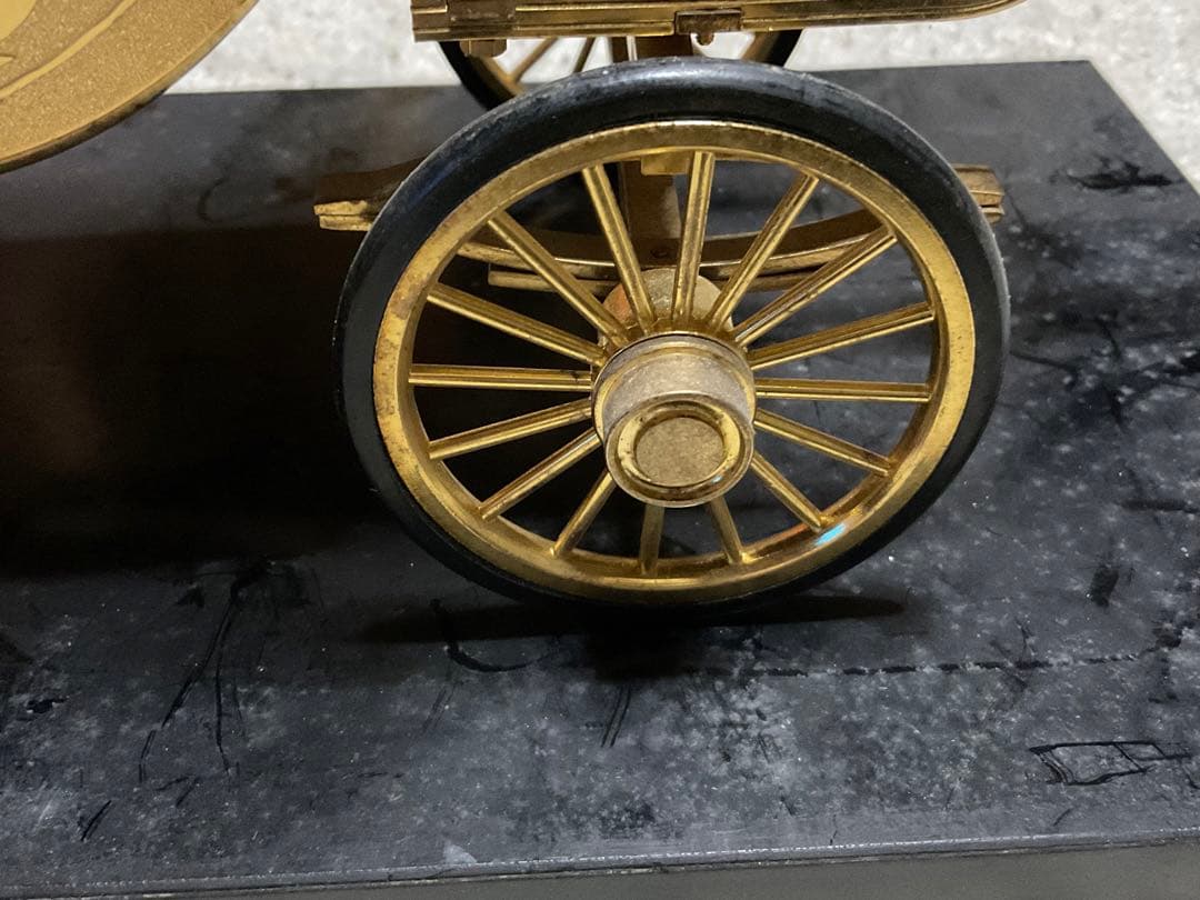 天皇陛下即位記念幌馬車／ダイキャスト製品・24k GP。【現状出品　稼働します】