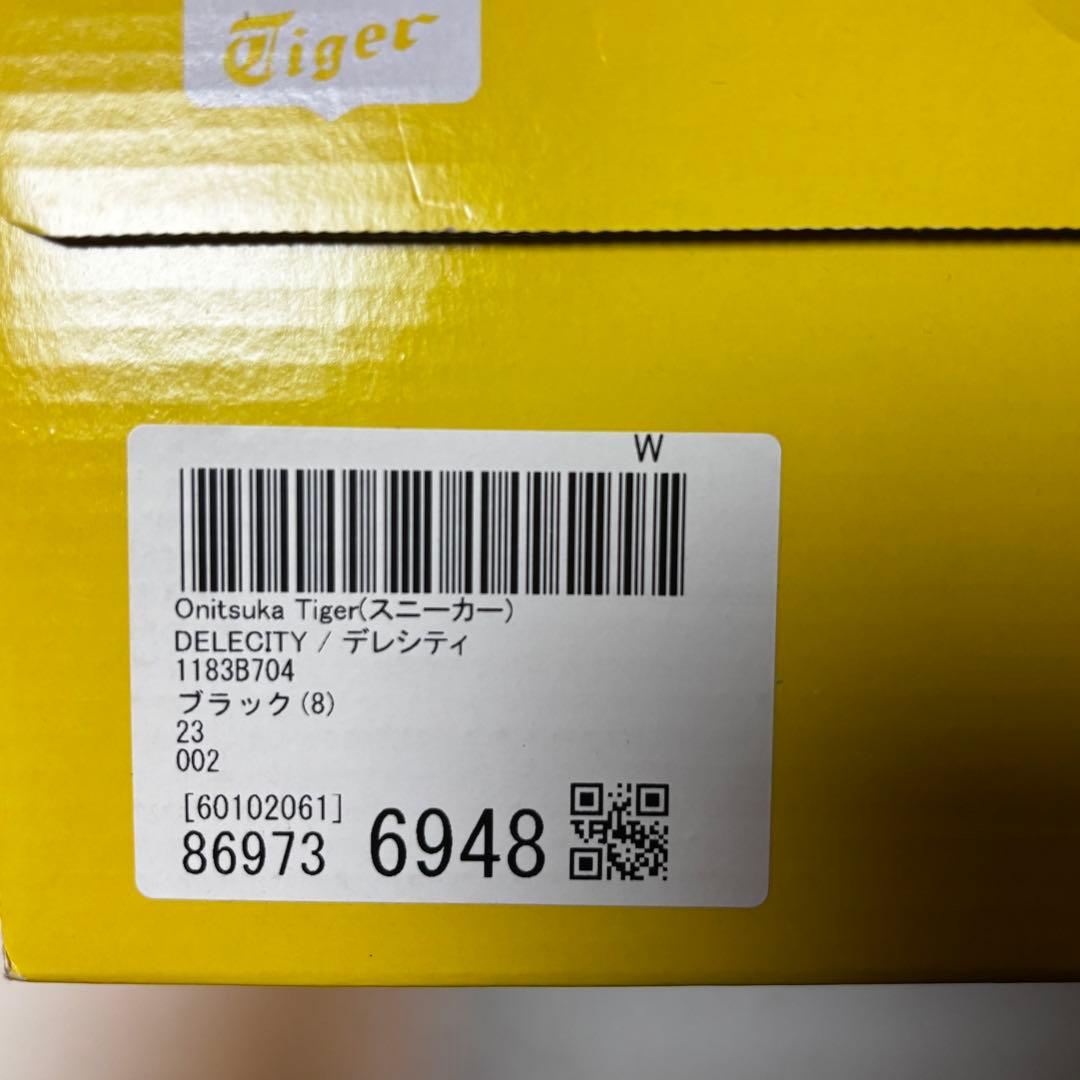 Onitsuka Tiger DELECITYスニーカー 23.0 cmブラック