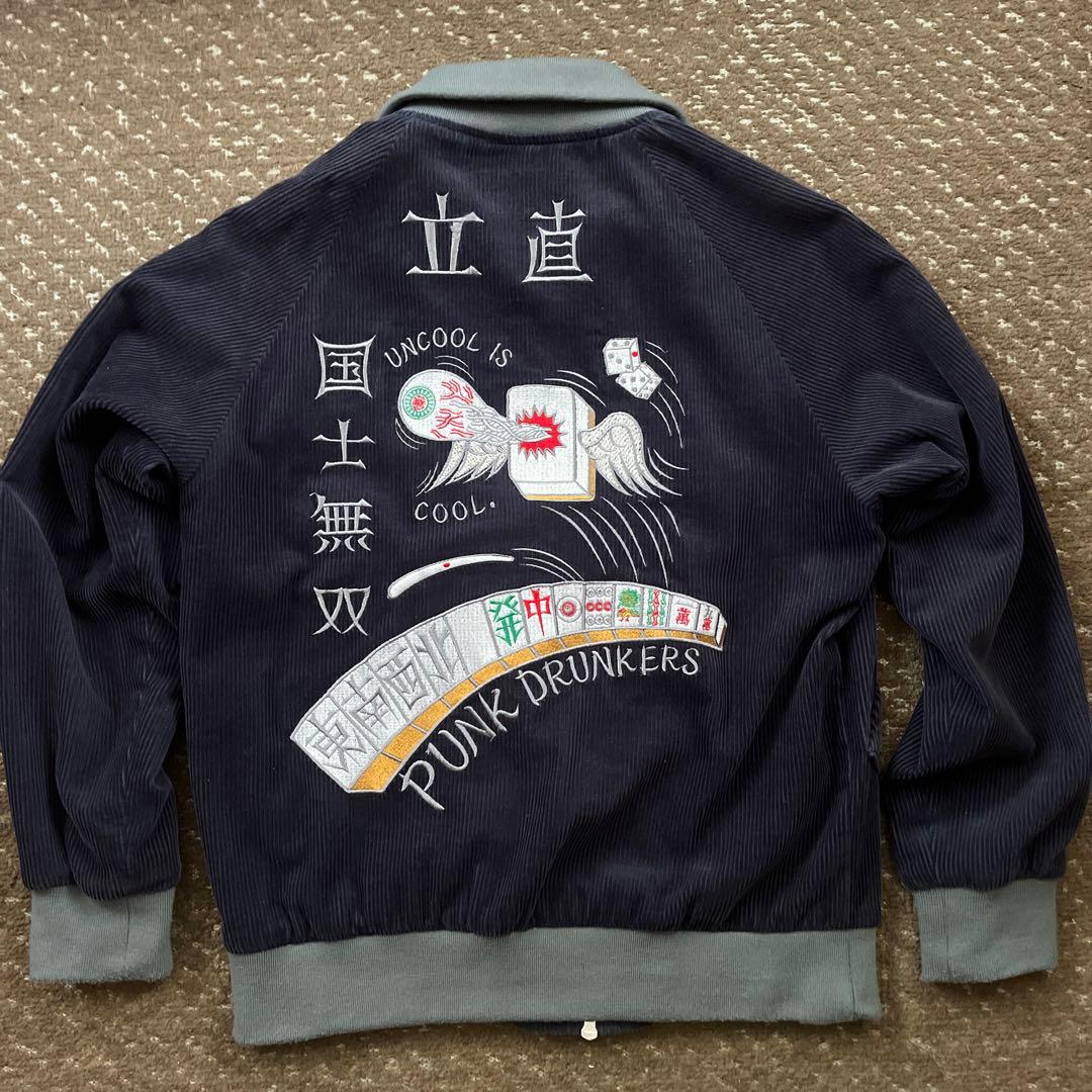 PUNK DRUNKERS コーデュロイ スカジャン M