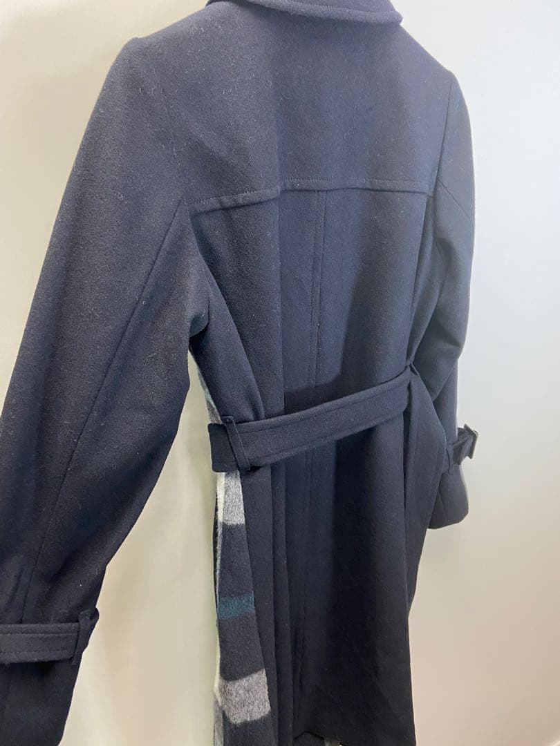 ブルーレーベル・クレストブリッジ クレストブリッジチェックショートビーバーコート