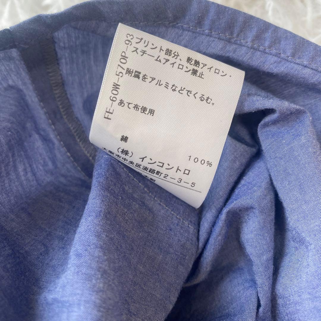 ヴィヴィアンウエストウッド　ブラウス　オーブネックレス　プリント　オーバーサイズ