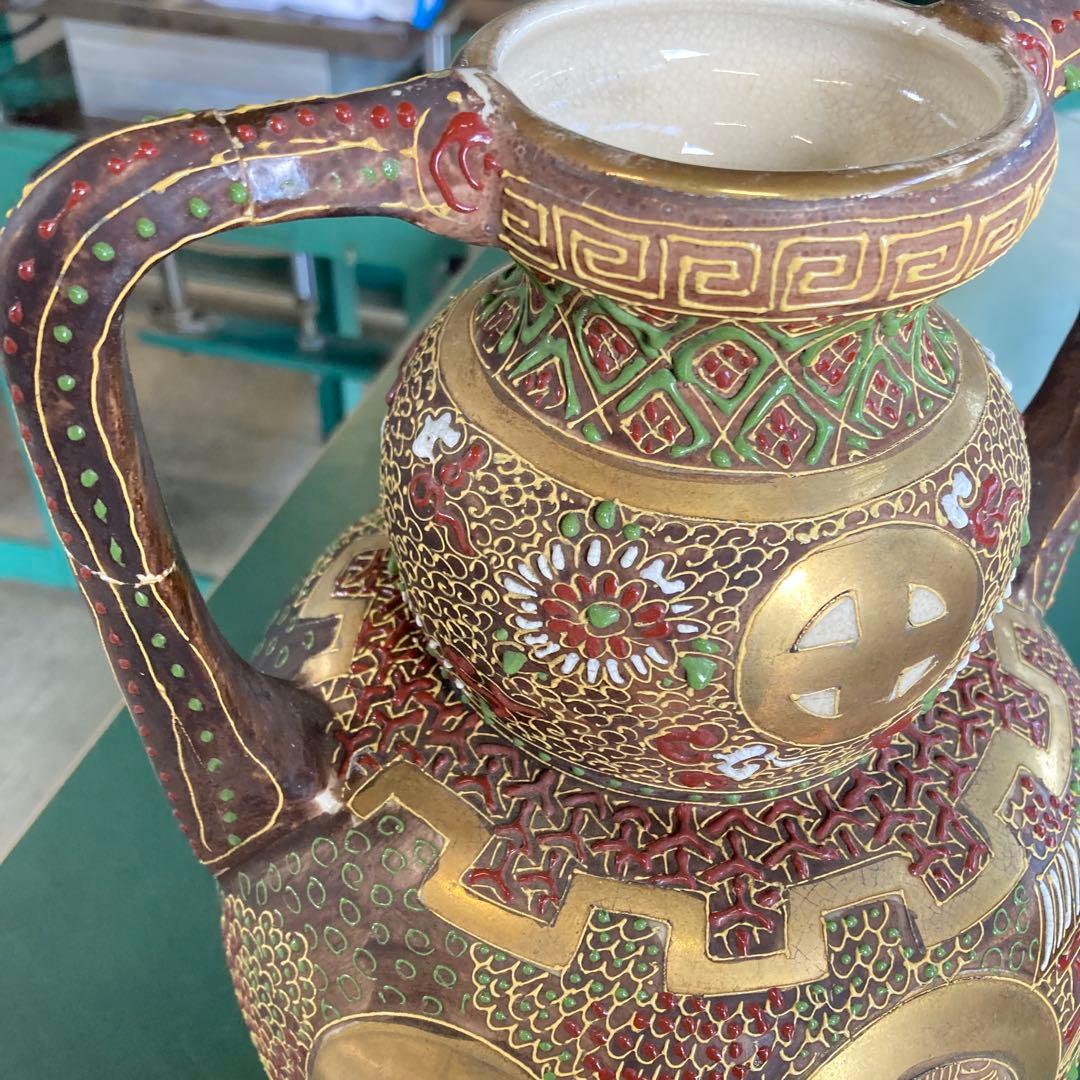 詳細不明　花瓶　壺　汚れあり　昭和レトロ