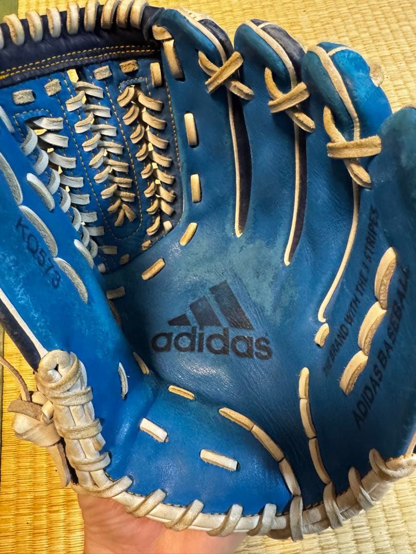 adidas 野球用グローブ 青