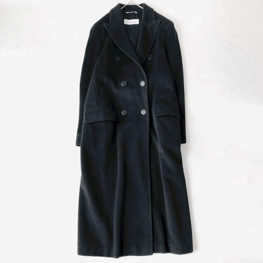 マックスマーラ　101801 最高級白タグ ダブルブレスト　アイコンコート　42