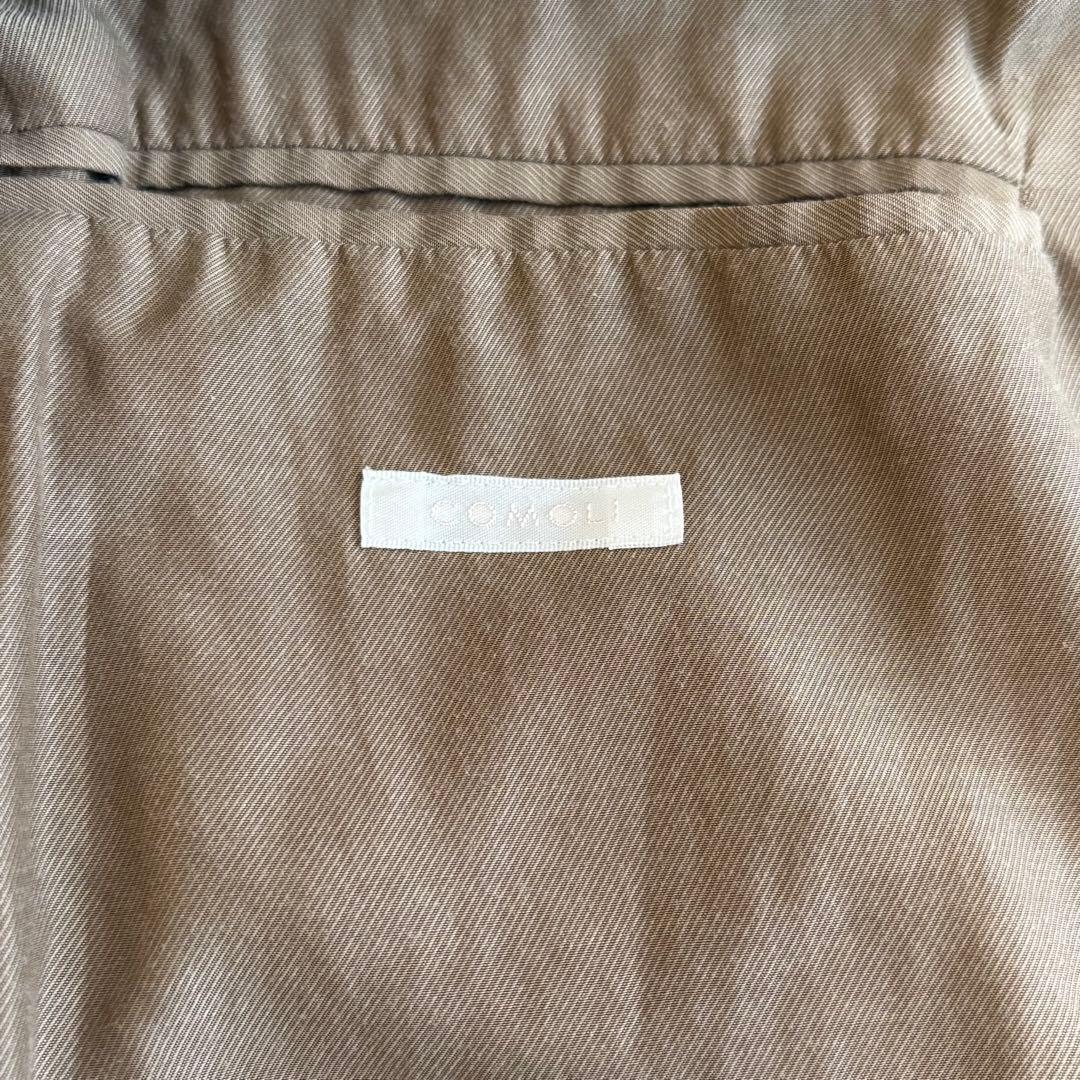 COMOLI 21SS ウォッシュドタイロッケンコート SIZE 3
