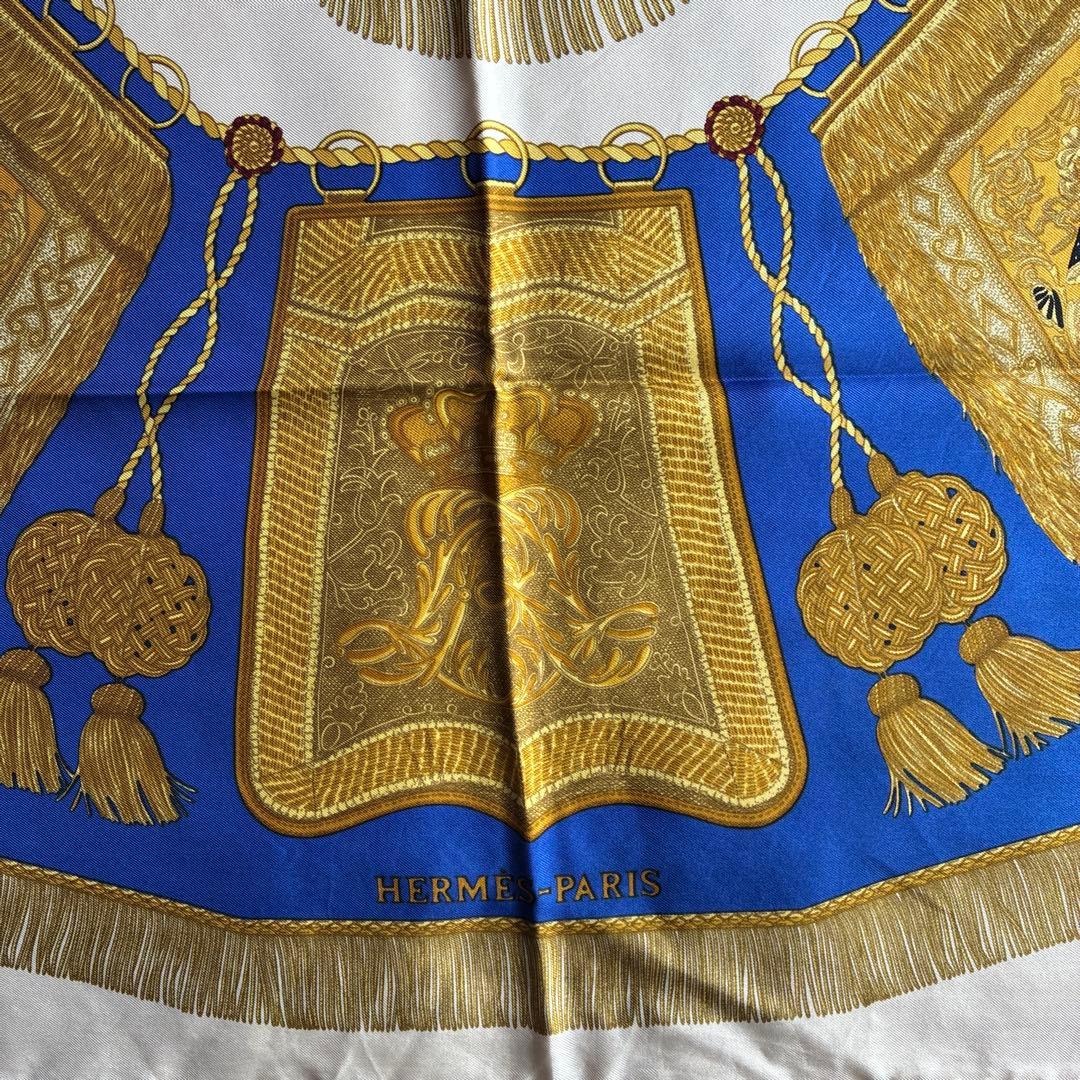 HERMES シルク スカーフ 90カレ　サーベル飾袋　専用