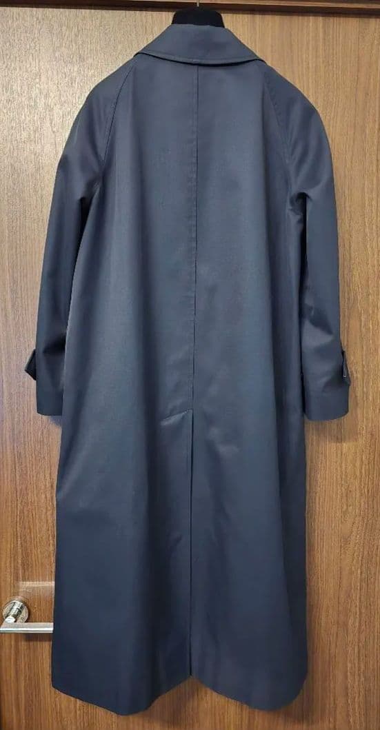 Burberrys ステンカラーコート ノバチェック ライナー付 ネイビー L