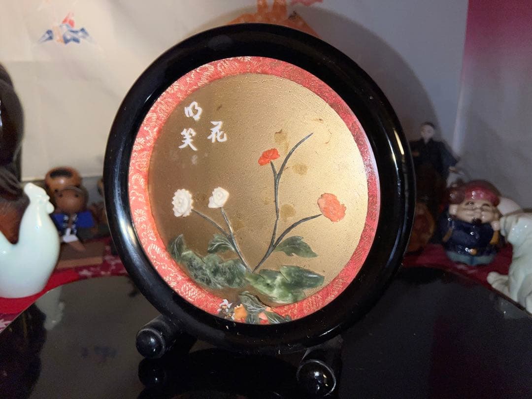 【縁起物】　叶う置物