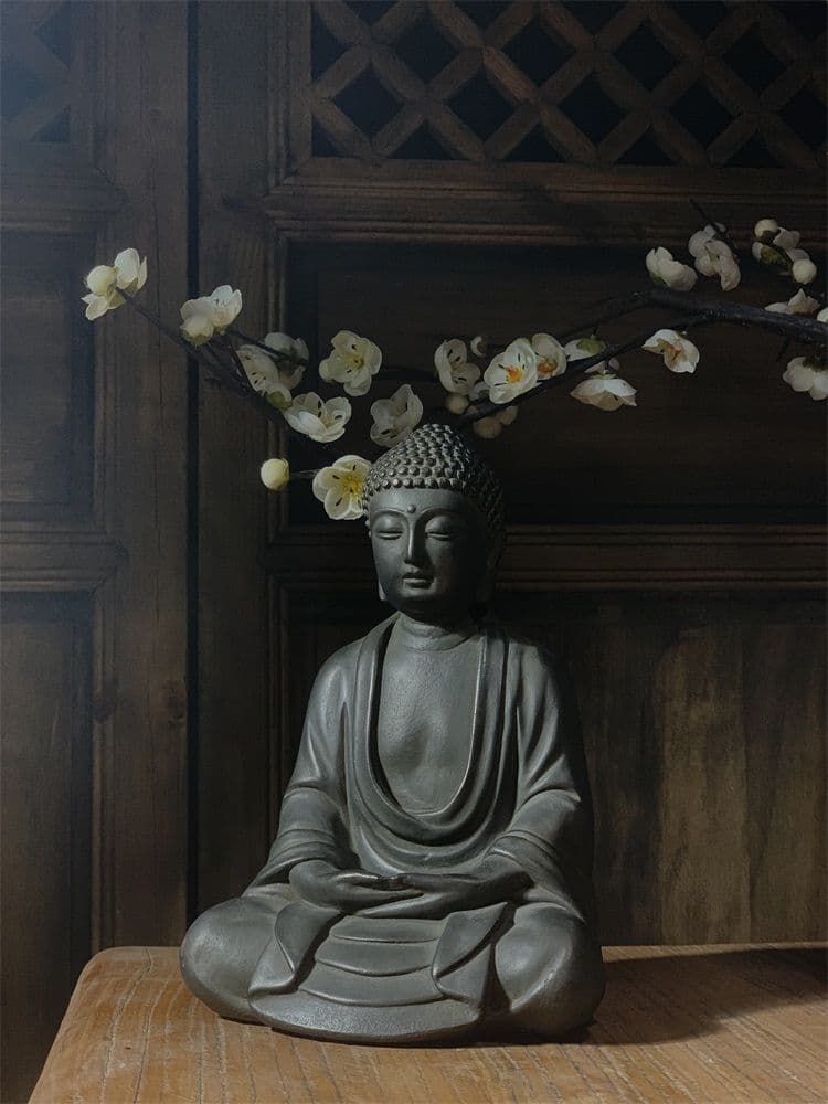 仏教美術 大日如来釈迦坐像 居宅 奉納 書斎 茶室 置物 装飾品 工芸品