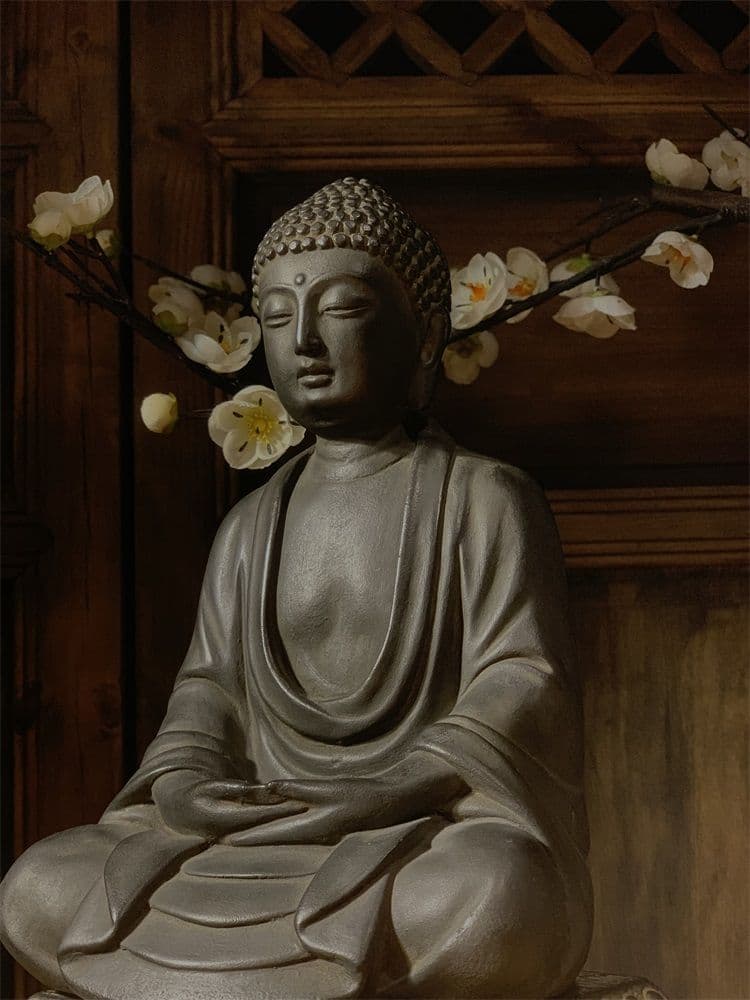 仏教美術 大日如来釈迦坐像 居宅 奉納 書斎 茶室 置物 装飾品 工芸品