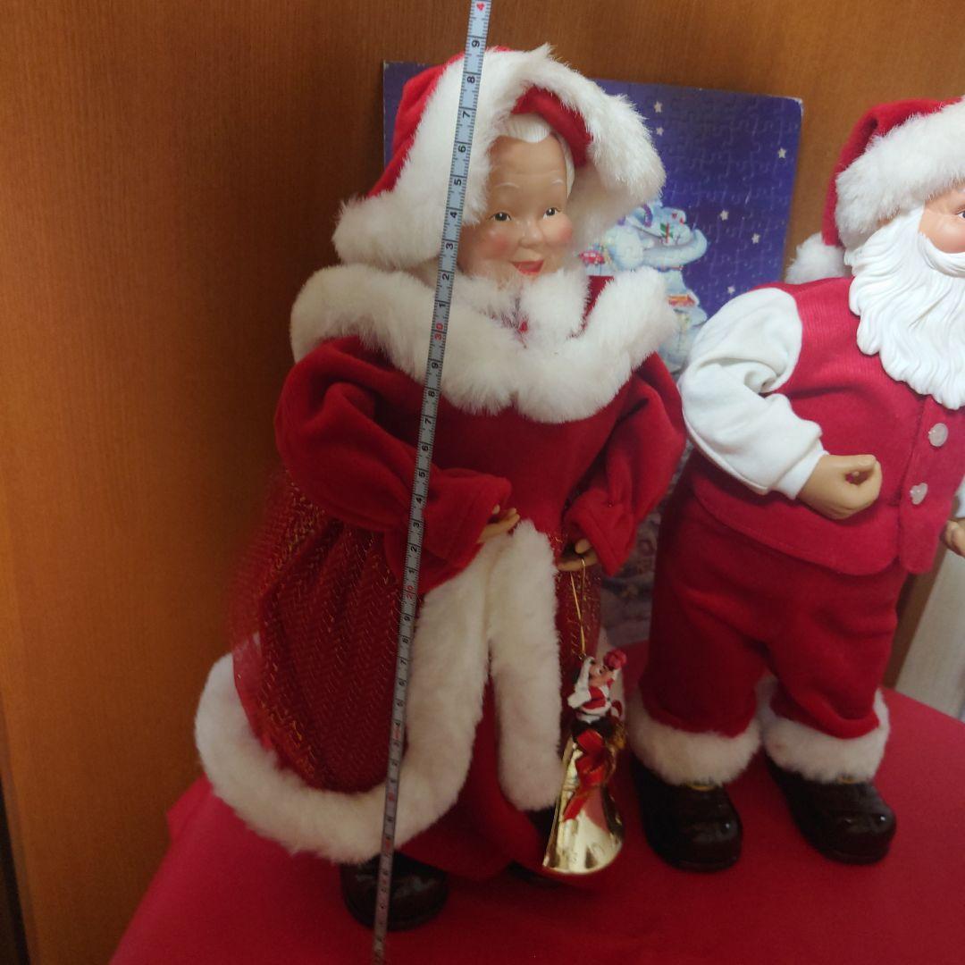 クリスマス！ダンシング、ミュージック！サンタ&サンタ夫人ドールセット！