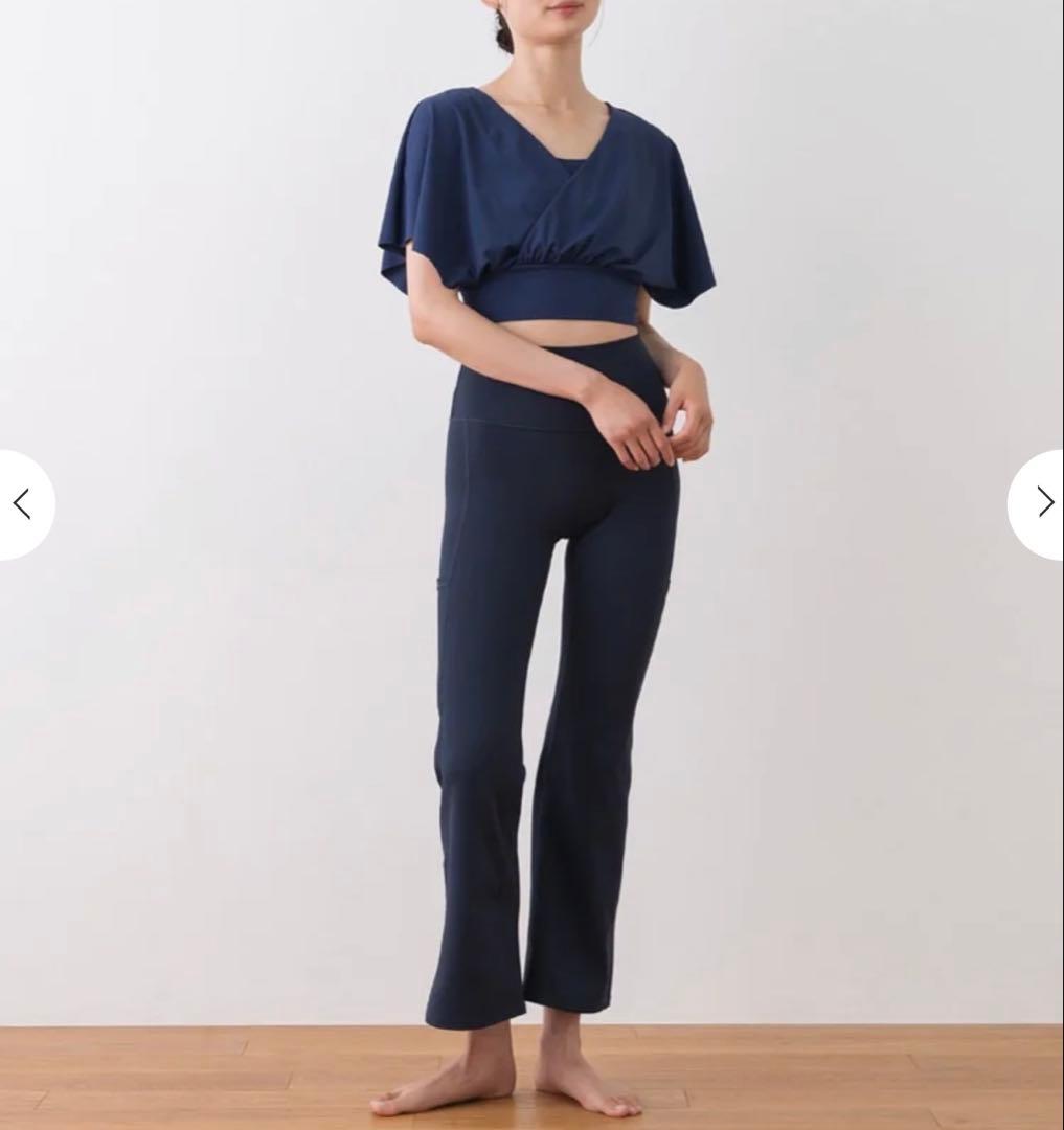 リントスル ブラトップ付きバルーンカシュクールトップス