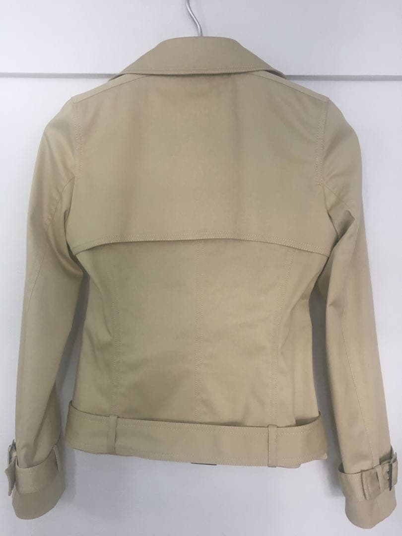 Courreges クレージュ 21 ライダース型トレンチショートコート　レア品