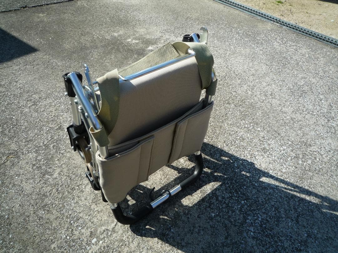 美品　軽量コンパクト折り畳み携帯車いす　ＭＶ-2　松永製作所（送料込）