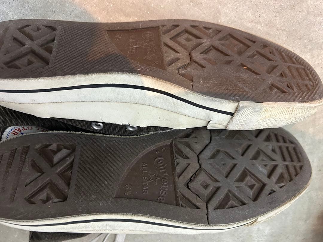 オールスター usa製　80s チャック　青枠　6 1/2