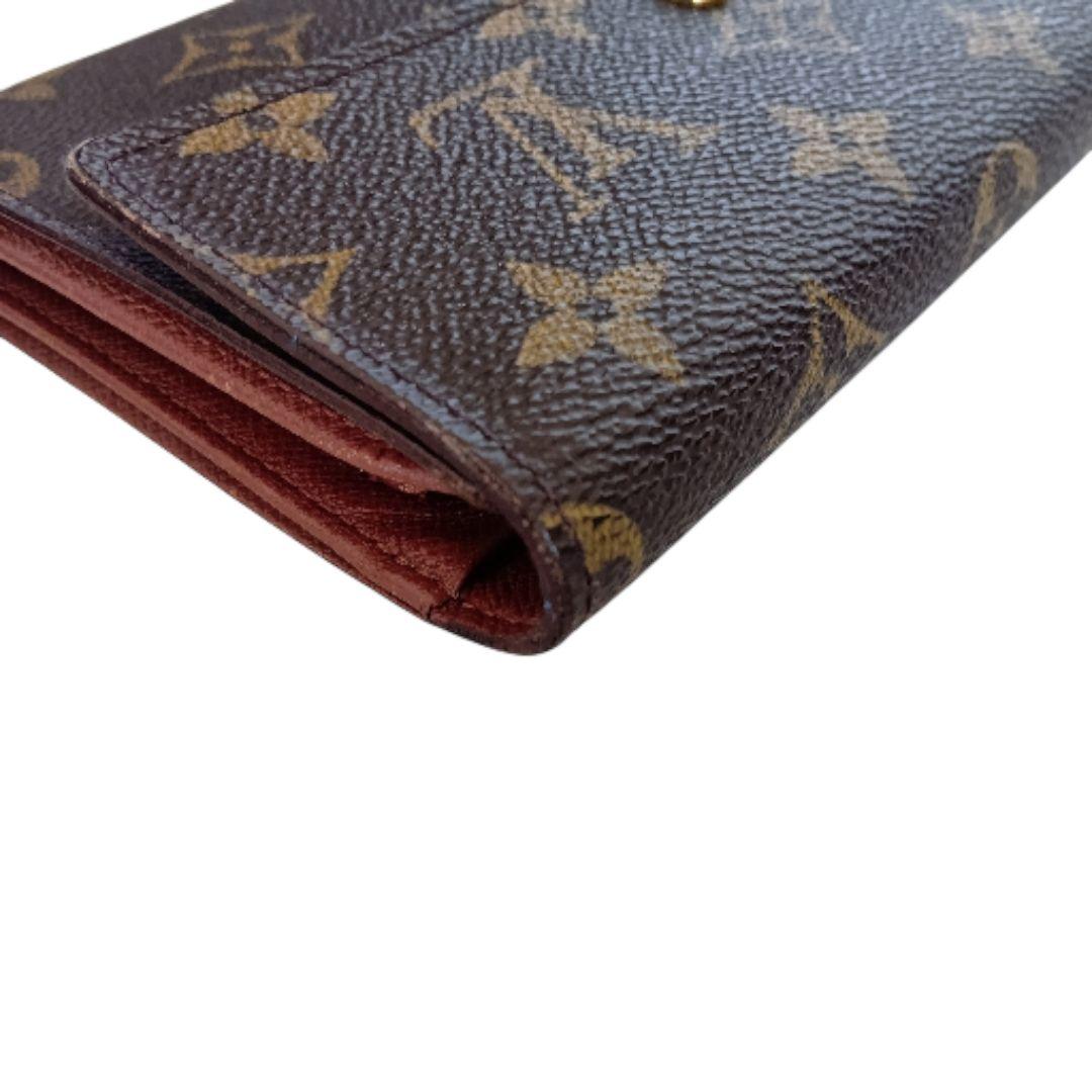 ルイヴィトン　モノグラム　ポルトトレゾール　エテュイパピエ　三つ折り財布