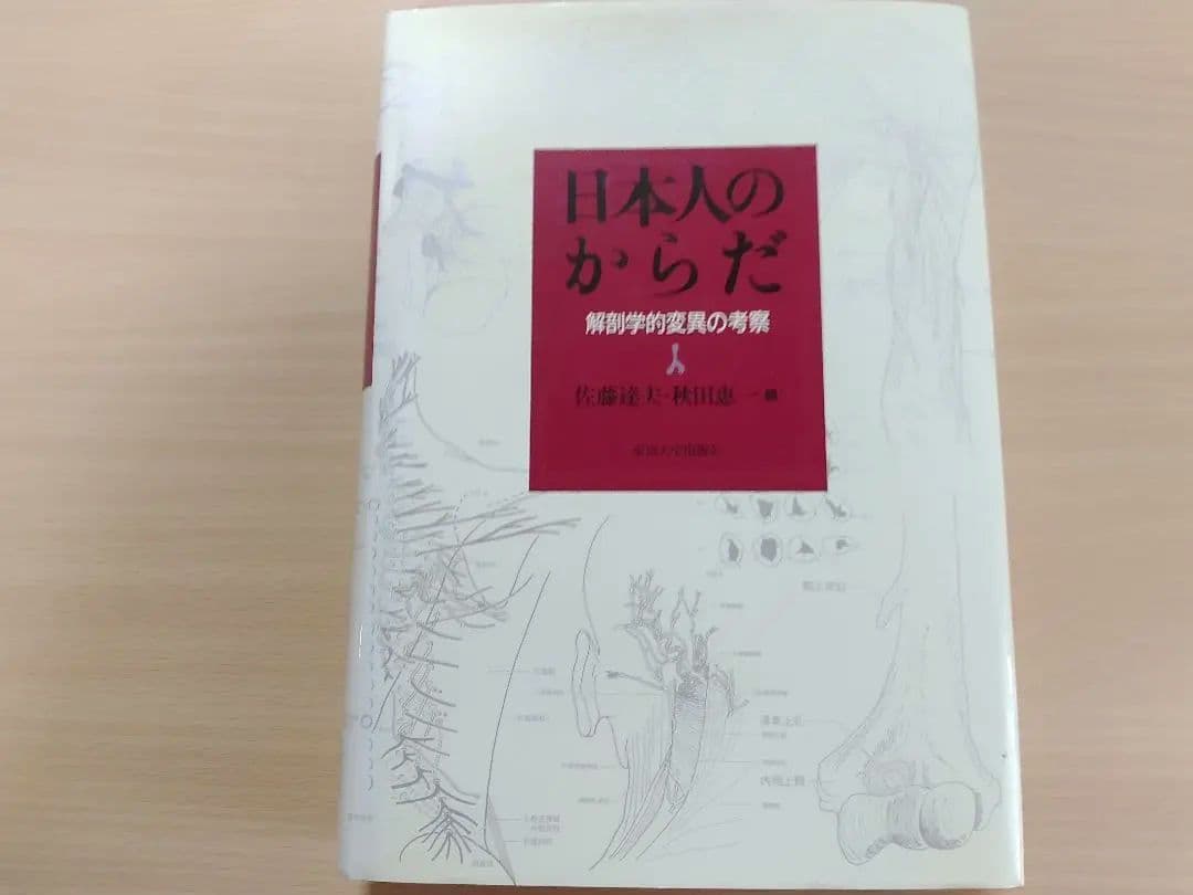 【入手困難、絶版本】日本人のからだ　解剖学的変異の考察