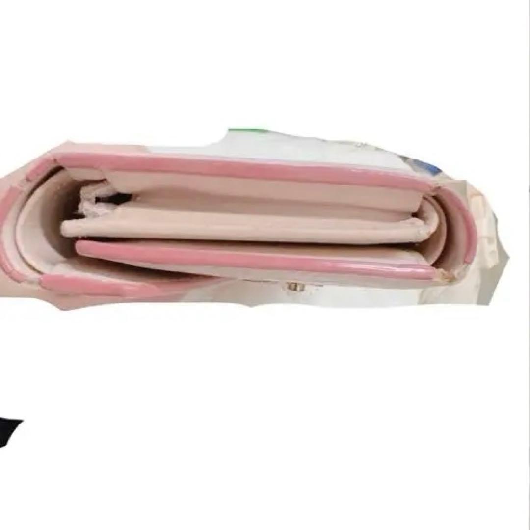 MCM ピンクレザー 三つ折り財布