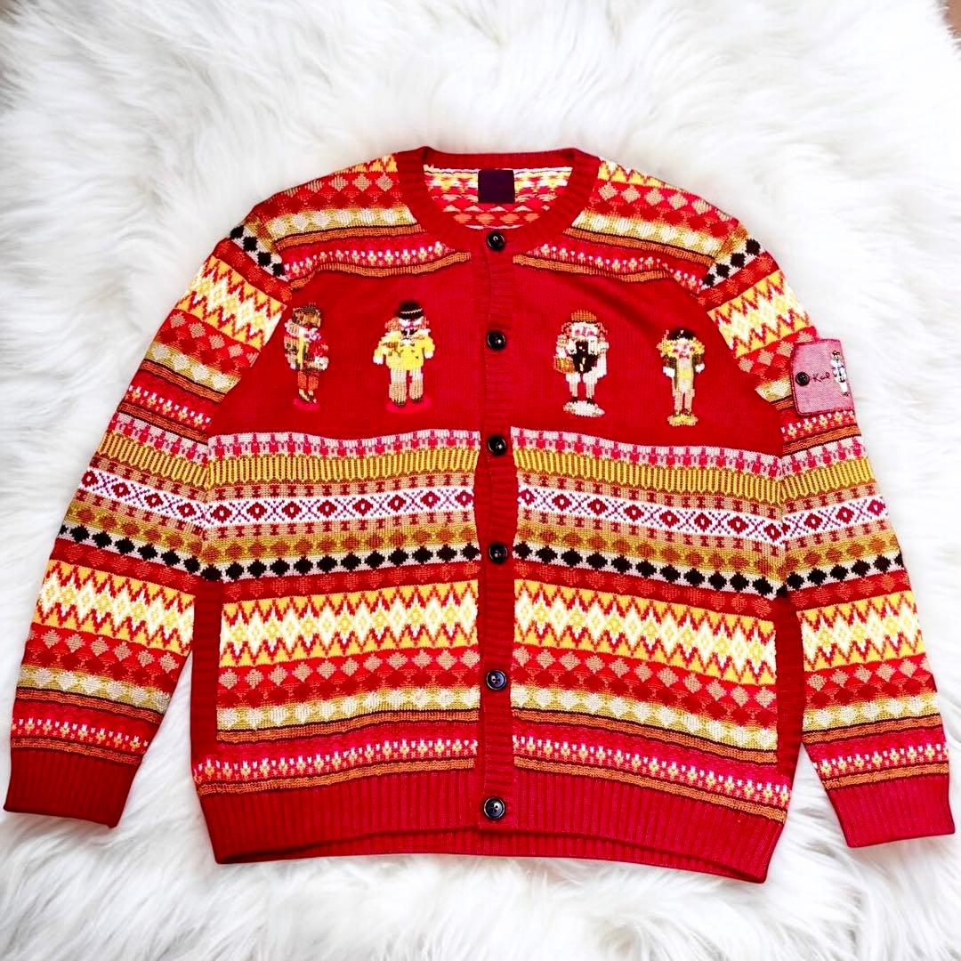 美品 Karl Helmut カールヘルム ノルディック ニット カーディガン