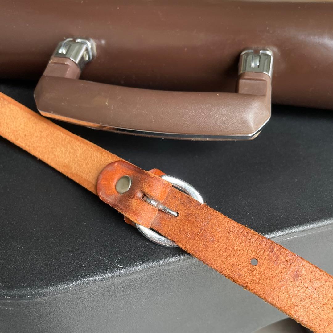 レザー　ライフル　ガンケース　セミハード　バッグ　銃のカバー　本革ストラップ付き