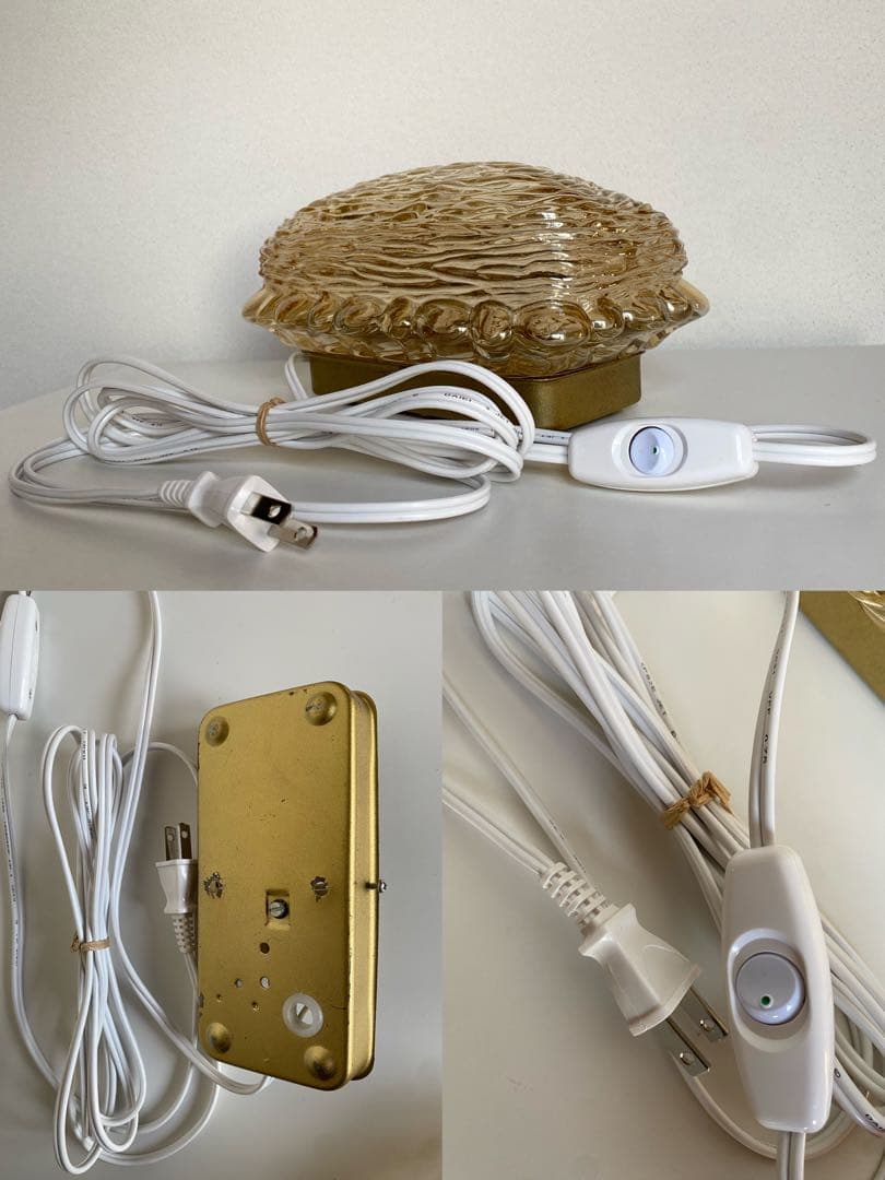 アンティーク ビンテージ 50s 60s ミッドセンチュリー ガラス ライト