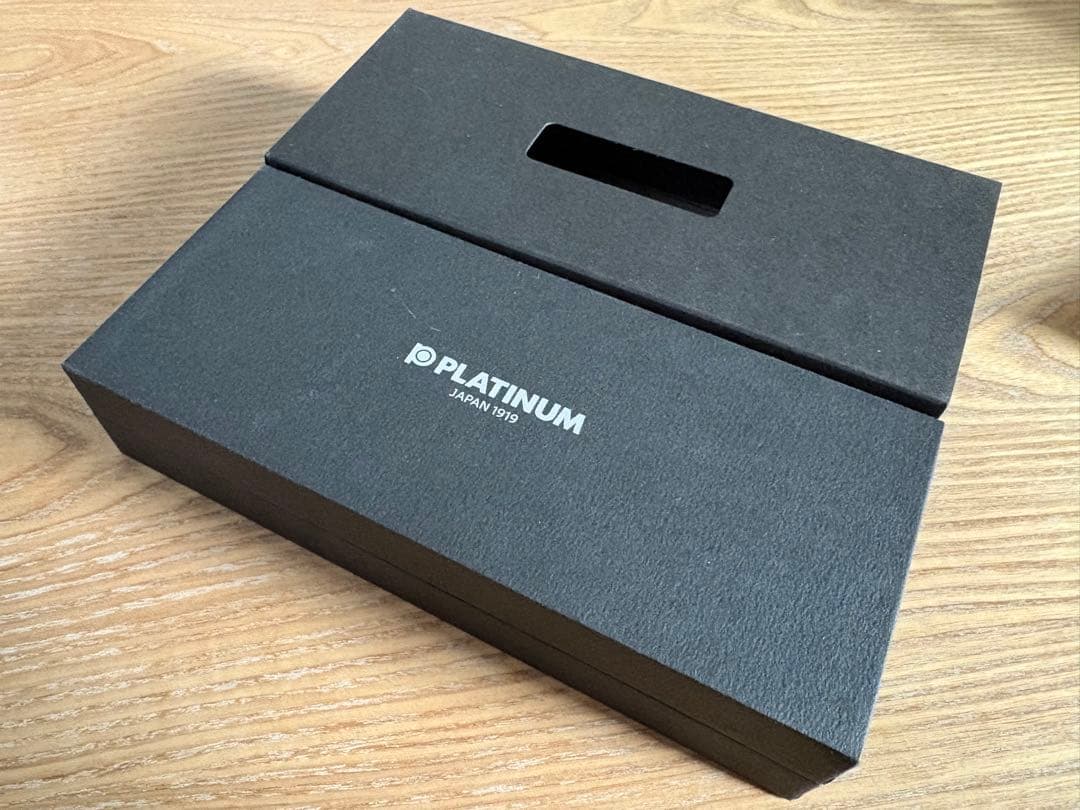 【美品】プラチナ萬年筆 銀無垢 #9-2 シルバー PTS-50000 F 細字