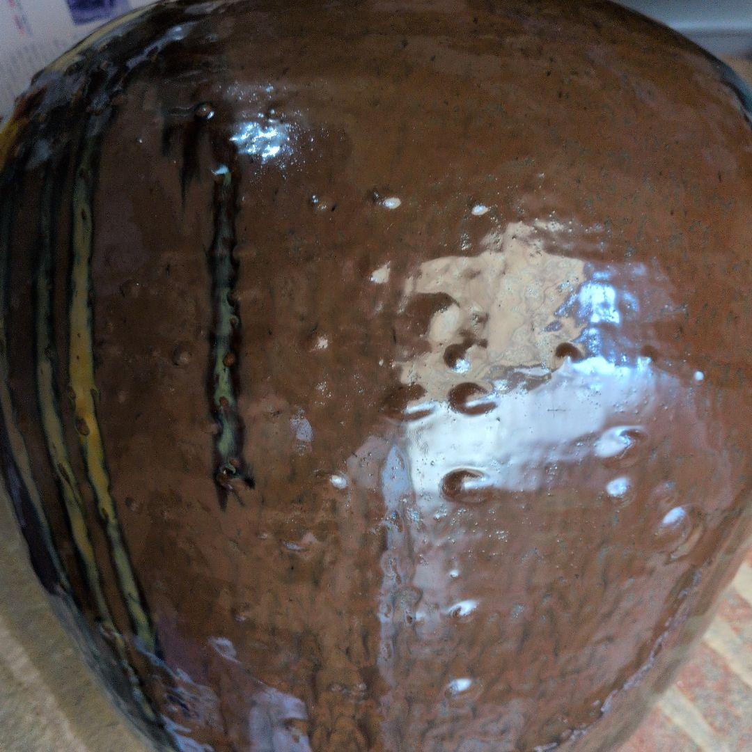 【小鹿田　らっきょう壺】隆