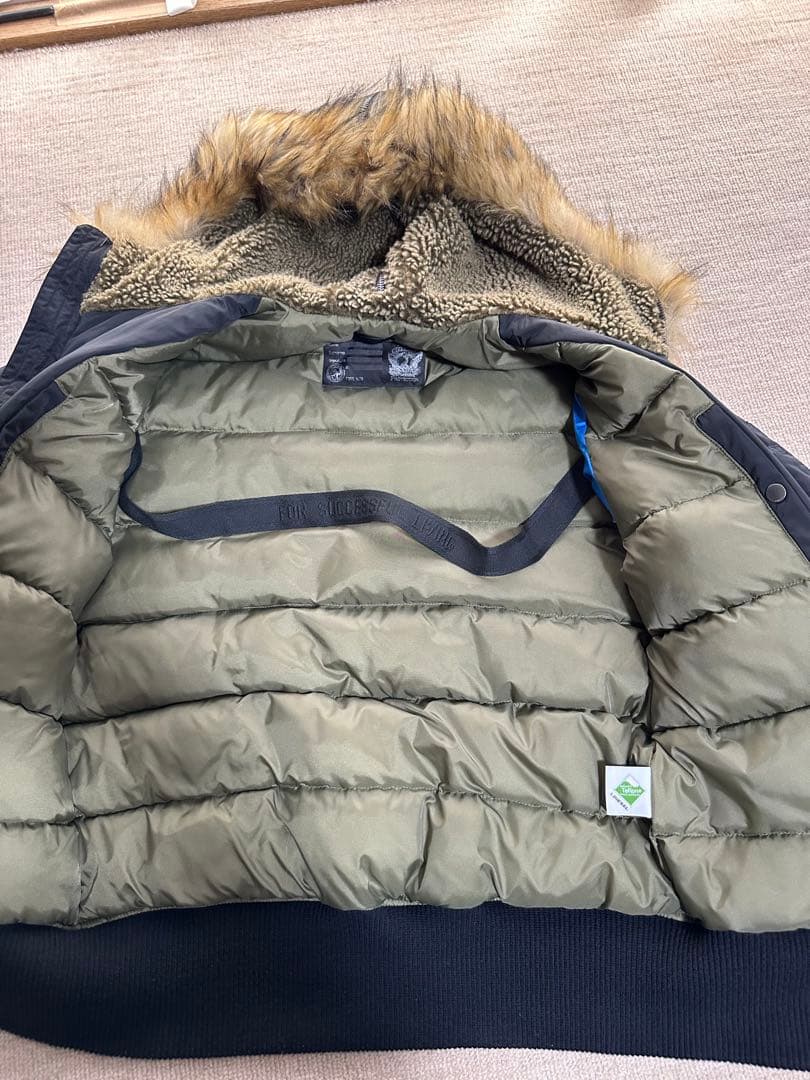 【Lサイズ】ディーゼル N-2Bタイプ 中綿入ジャケット 黒