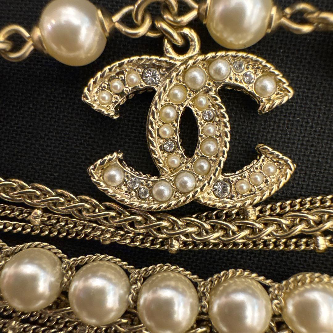 ❤️アキラ❤️ CHANELブレスレットパール