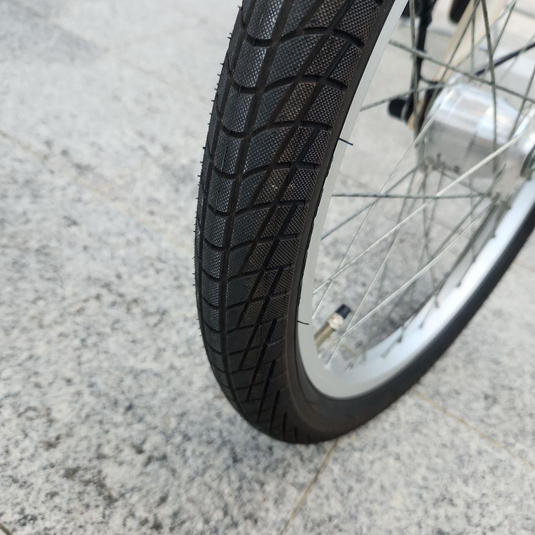 シティサイクル チャイルドシート付き クリーム色　サイクルベースあさひ　福岡市