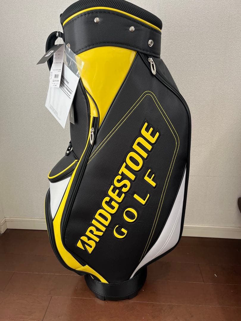 BRIDGESTONE キャディバッグ ブラック/イエローCBG21Y