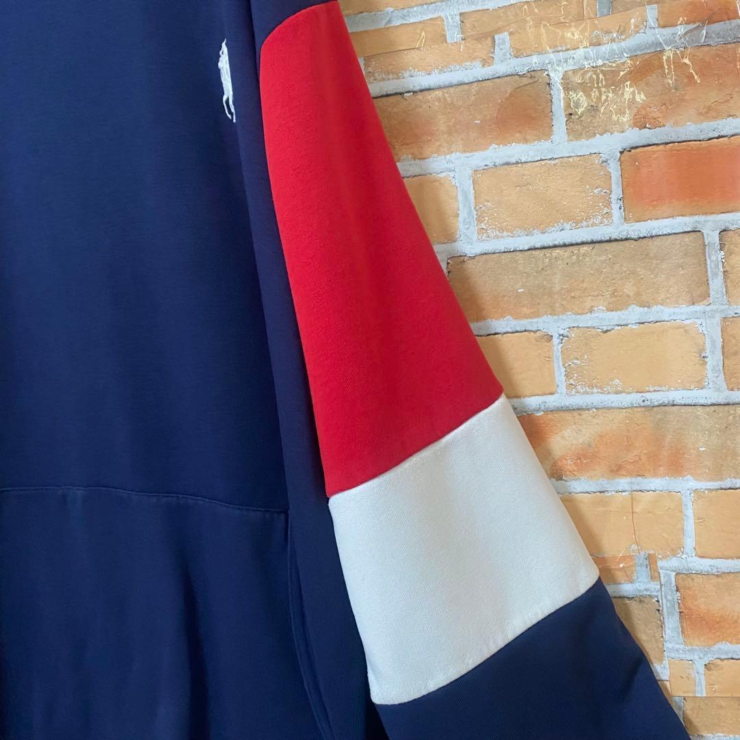 POLO RALPH LAUREN パーカー フーディー 刺繍 ポニー 星条旗