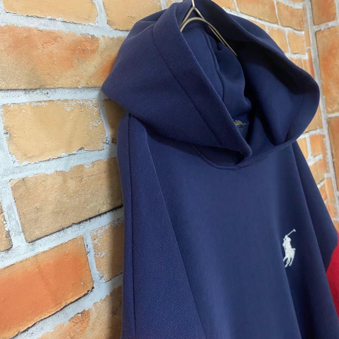 POLO RALPH LAUREN パーカー フーディー 刺繍 ポニー 星条旗