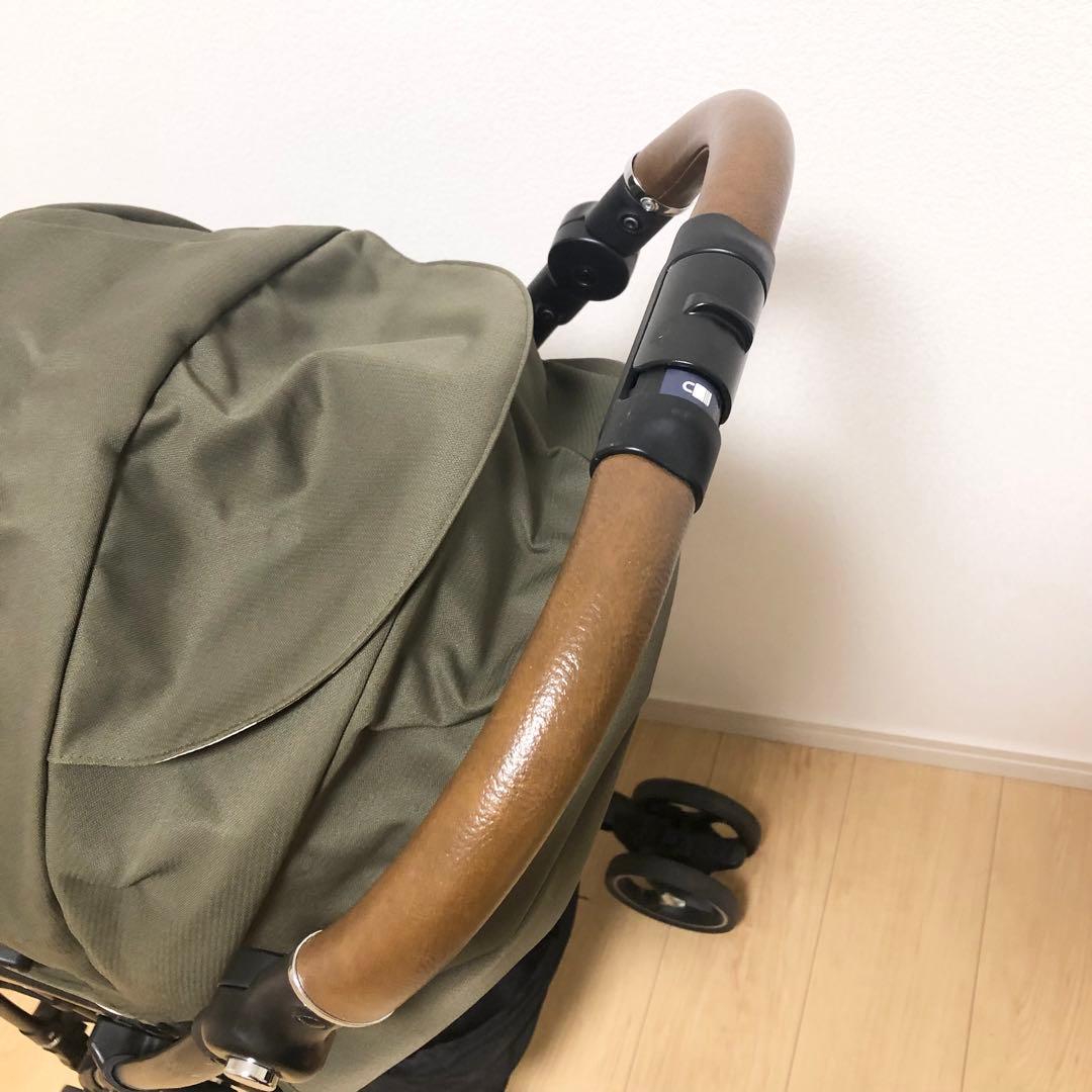 アップリカ ラクーナ ビッテクッション 限定モデル ベビーカー レザーハンドル