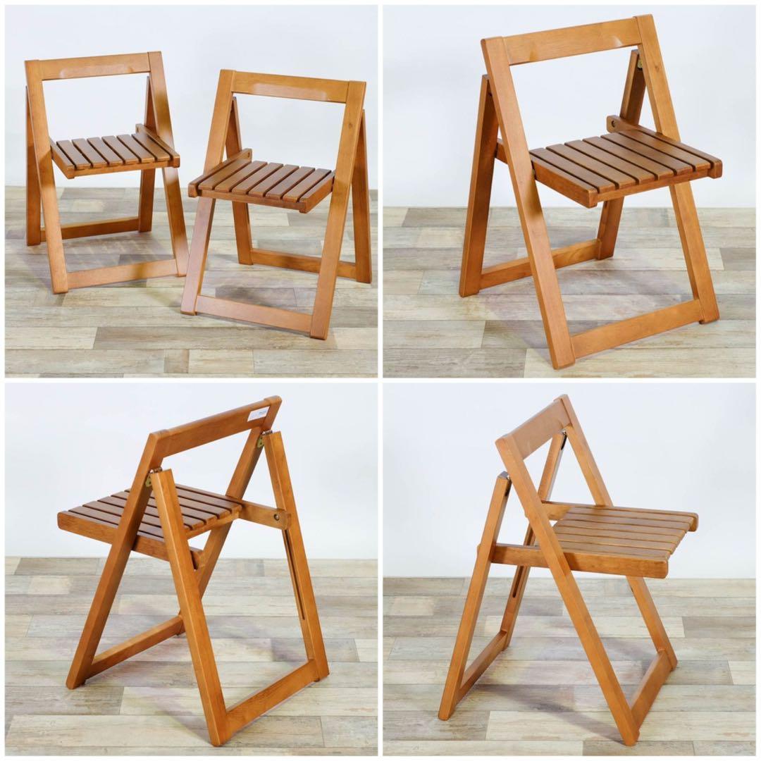 C 新品 ダイニングセット 折り畳み ダイニングテーブル ブラウン 省スペース