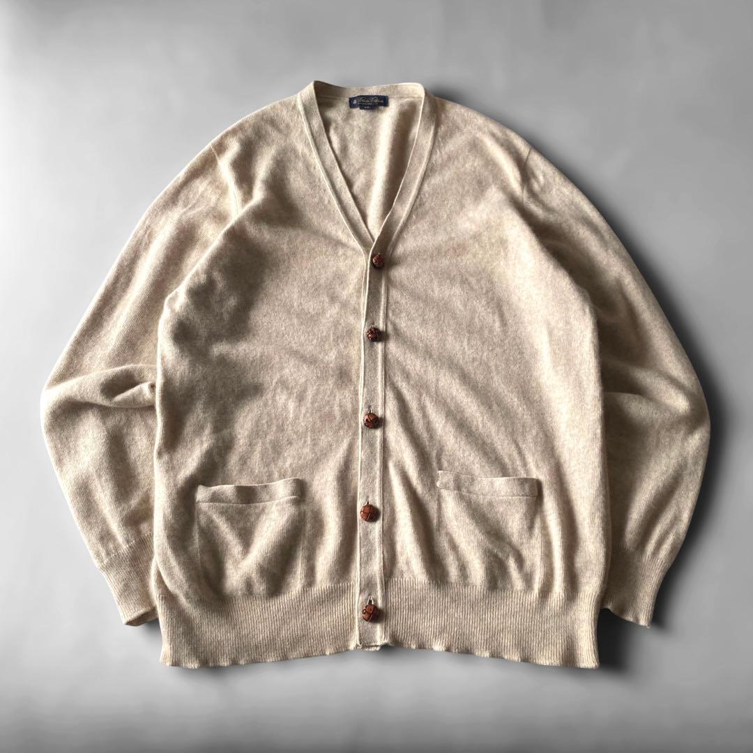 90s00s Brooks Brothers カシミヤニットカーディガン XXL