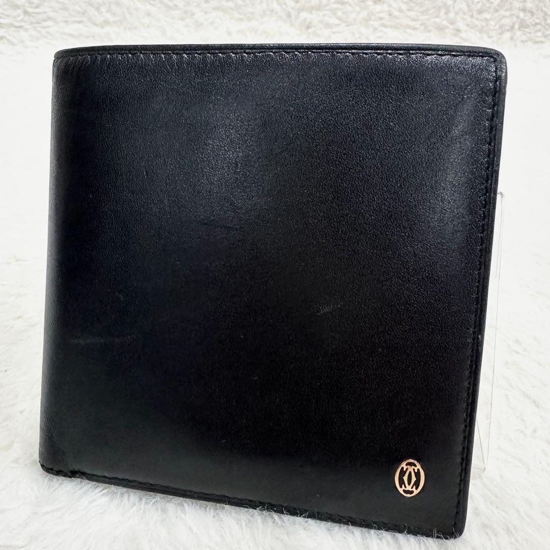 Cartier カルティエ パシャ 2つ折り財布 小銭入れ カードケース レザー