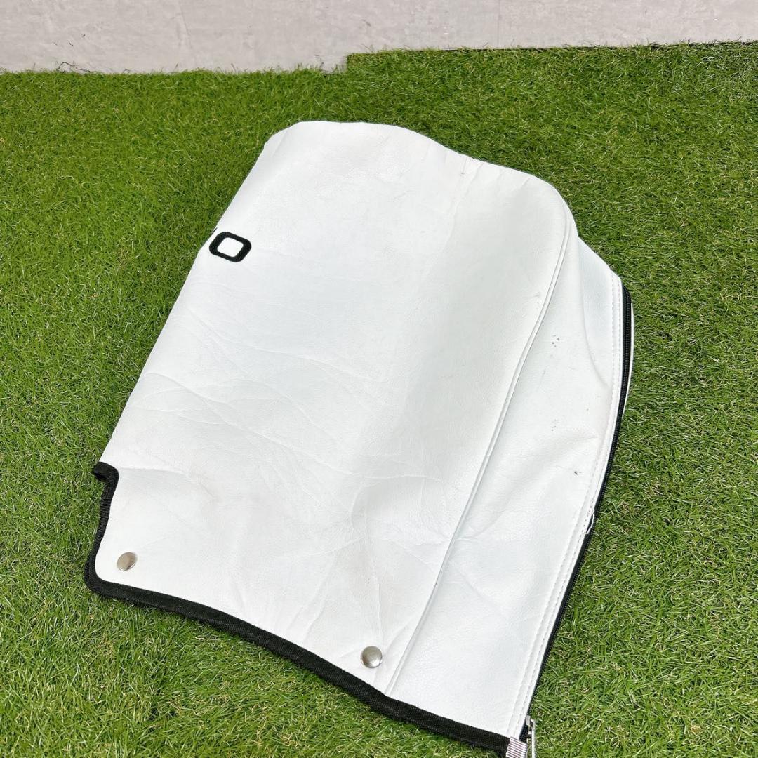 XXIO ゼクシオ キャディバッグ ゴルフバッグ ホワイト ブルー　白