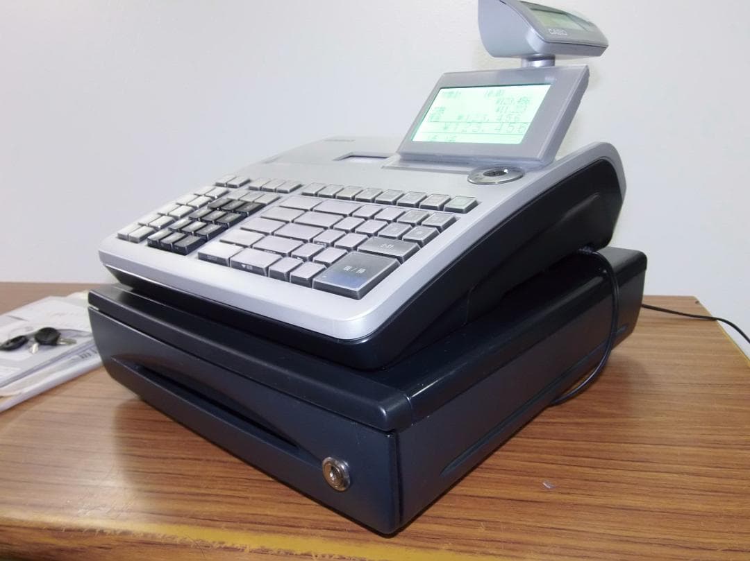 設定無料 CASIO TE-2700-20S レジスター 20部門 250530