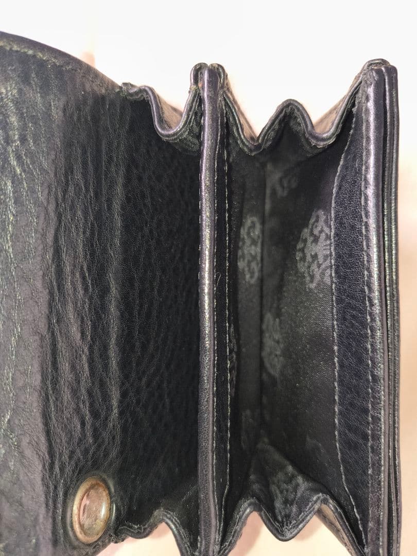 美品 Chrome Hearts クロムハーツ CHプラスボタン タイニー 財布