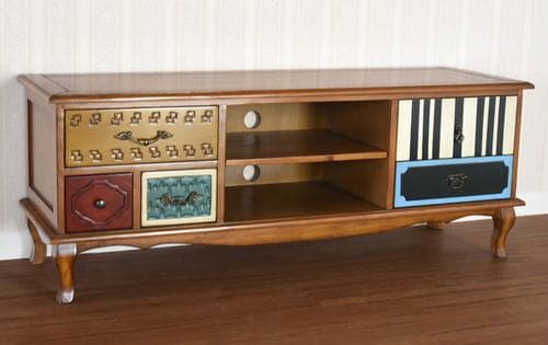 カリフォルニア・テレビボード・マホガニーver.