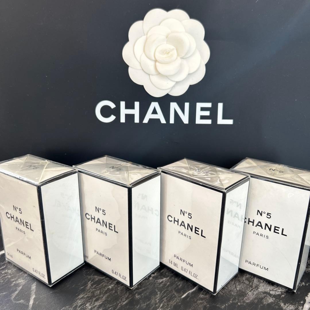 ❤️新品❤️CHANEL No5香水 14ml パルファムN°5 4個まとめ売り
