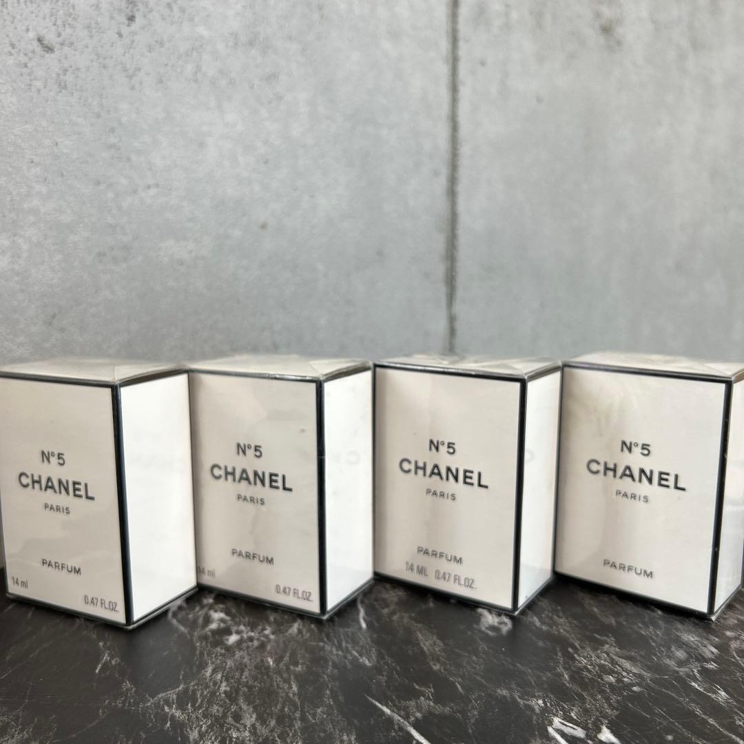 ❤️新品❤️CHANEL No5香水 14ml パルファムN°5 4個まとめ売り
