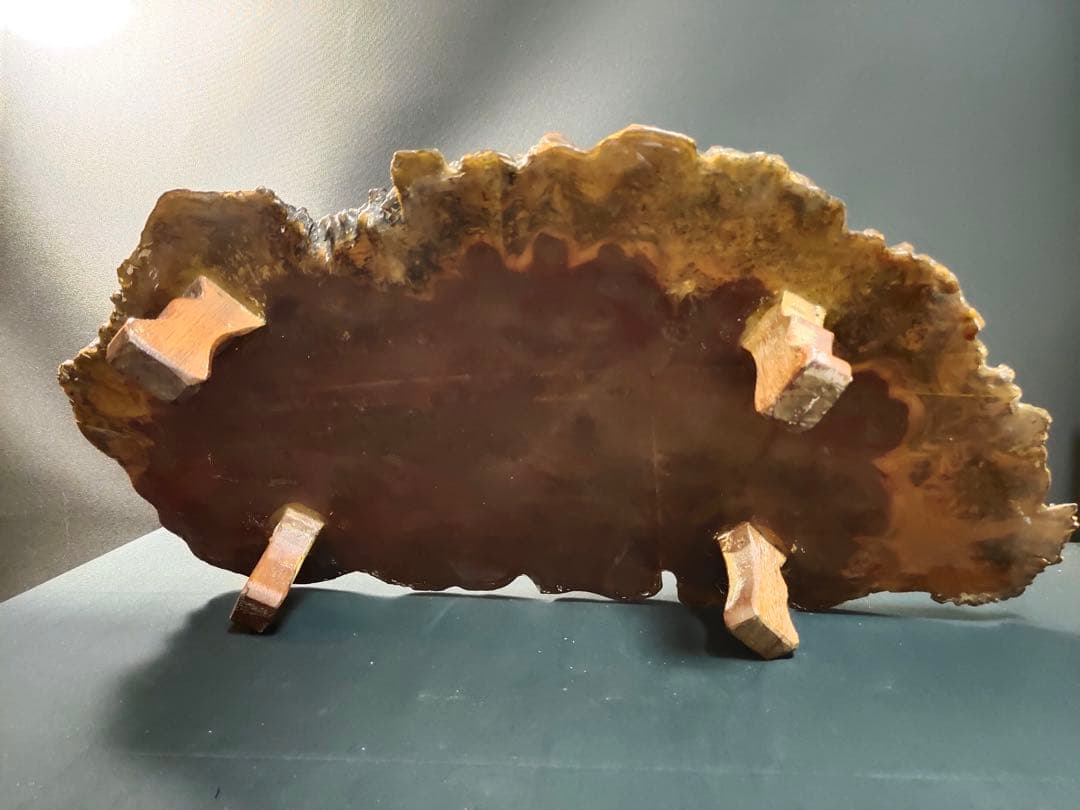 一枚板のテーブル 花梨 瘤 玉杢 葡萄杢 茶台 花台 盆栽台 飾台 無垢 和室