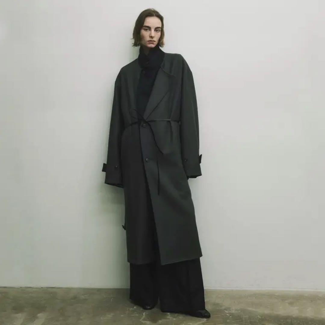 【ssstein】オーバーサイズドッキングダブルブレステッドコート