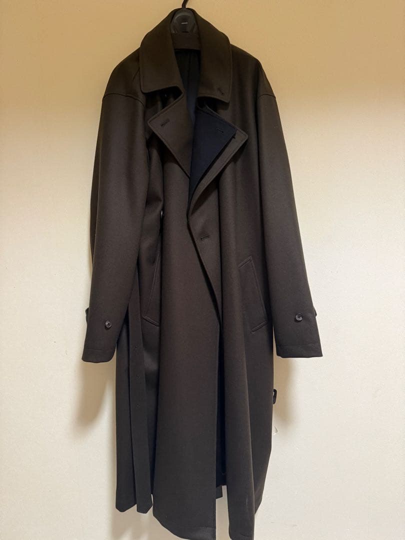 【ssstein】オーバーサイズドッキングダブルブレステッドコート